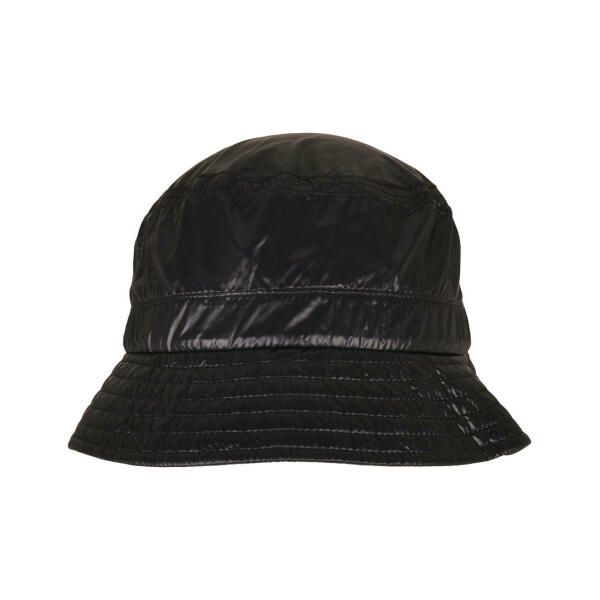 Light Nylon Bucket Hat - Black - One Size