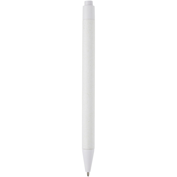 Fabianna crush paper ballpoint pen - White