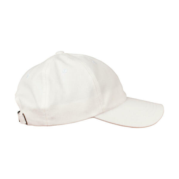 Peached Cotton Twill Dad Cap - White - One Size